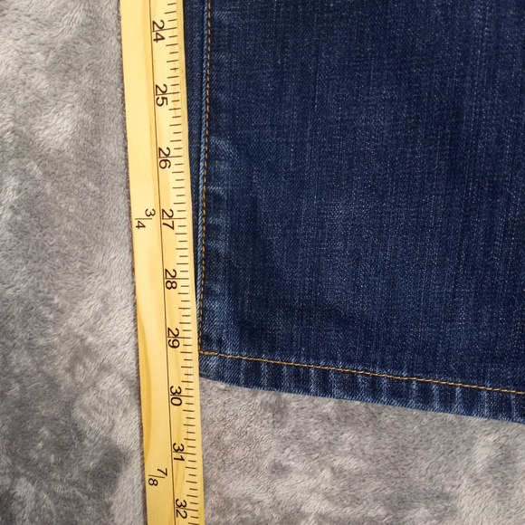 7 For All Mankind Mens Dark Wash Denim Jeans Size 34X30 - Picture 14 of 15